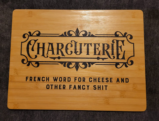 Charcuterie Themed Cutting board