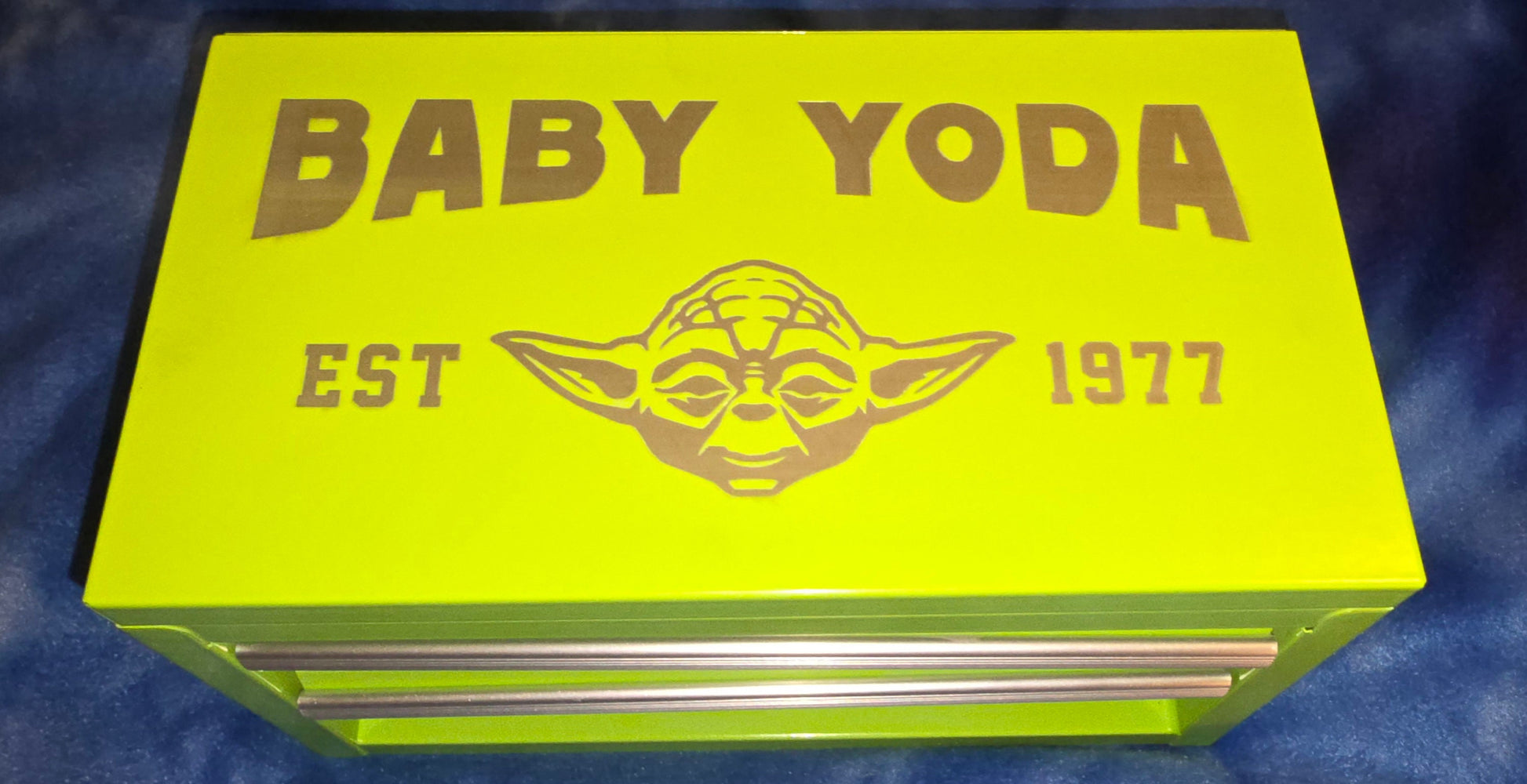 Yoda Themed Engraved Mini Kobalt Tool box