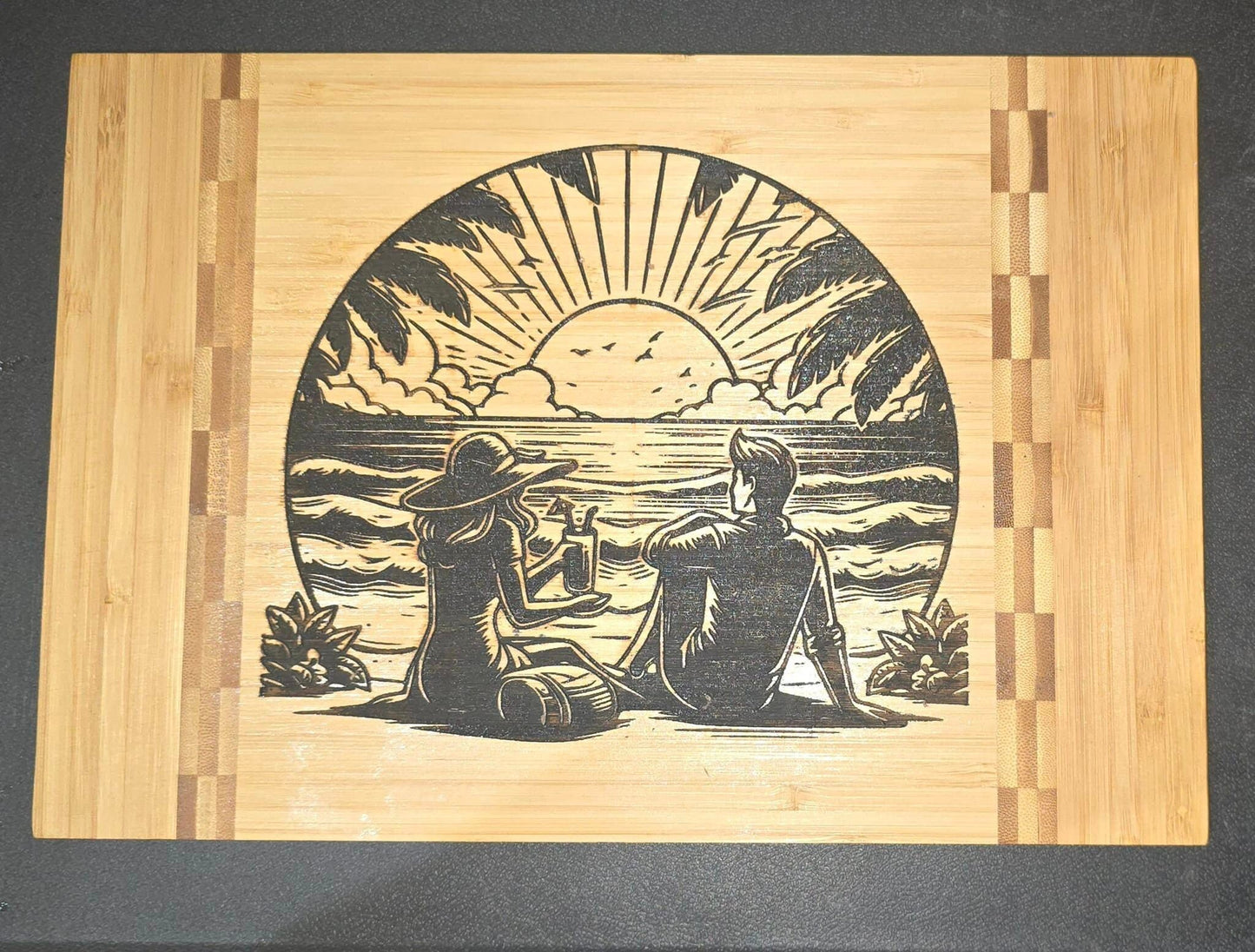 Beach Themed cutting board