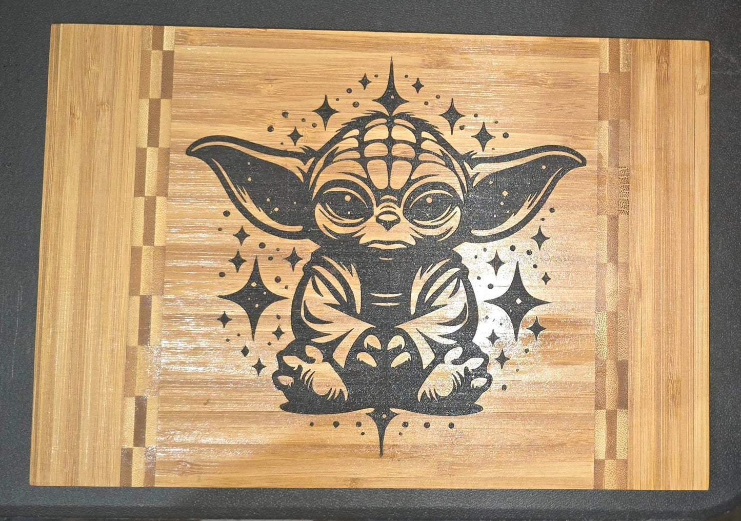 Yoda Themed cutting board