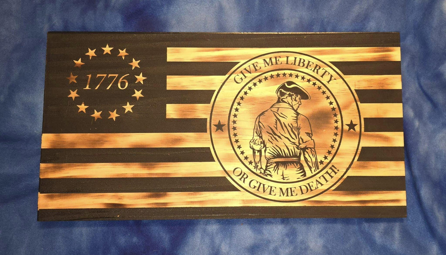 1776 Give Me Liberty Flag