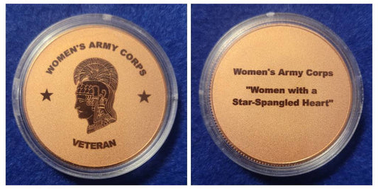 Women's Army Corps themed coin