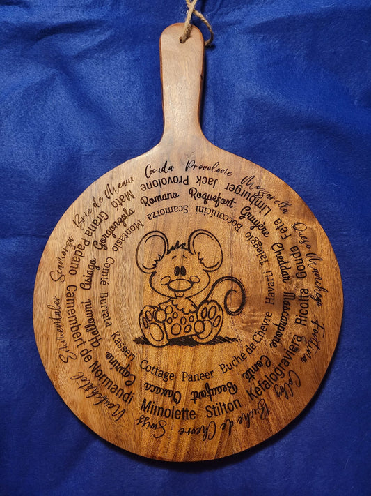 Cheese Themed Cutting board