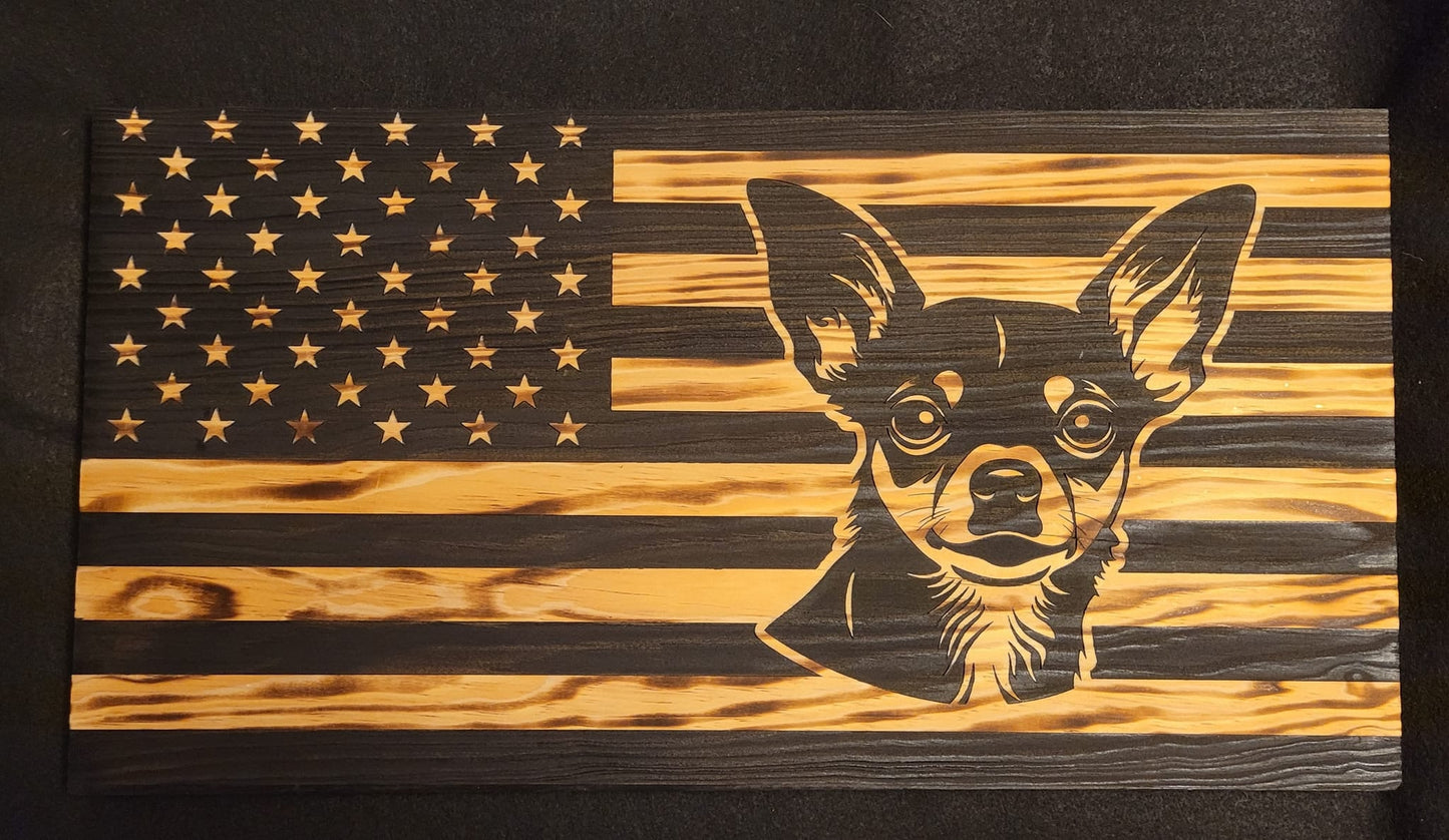 Chihuahua themed Flag